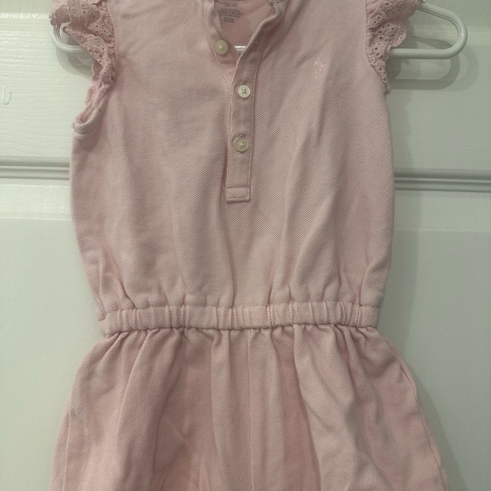 Pink Ruffled Sleeve Dress